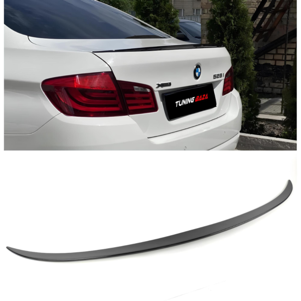 Spoiler BMW Serii 5 F10 PRE-LCI / LCI (2010–2017) Czarny Połysk ABS | Lotka Klapy