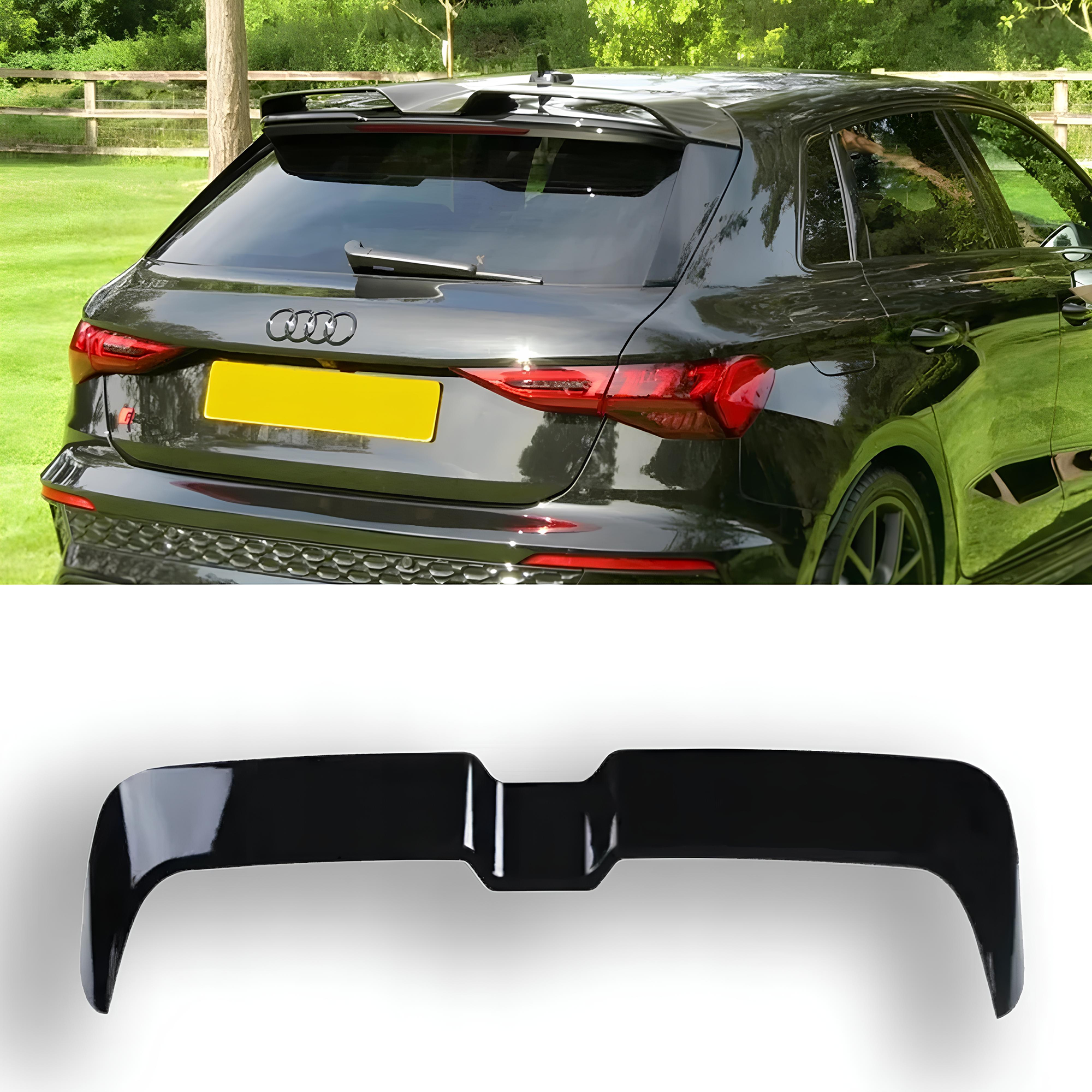 Spoiler Audi A3 8Y Hatchback Oettinger (2020–2024) Czarny Połysk | Lotka Dachowa - obrazek 1