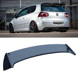 Spoiler VW Golf 5 Hatchback 2003-2008 GTI Czarny Polysk Lotka Dachowa - obrazek 2