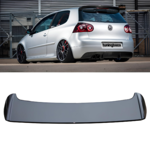 Spoiler VW Golf 5 Hatchback 2003-2008 GTI Czarny Polysk Lotka Dachowa - obrazek 3