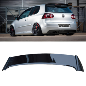 Spoiler VW Golf 5 Hatchback 2003-2008 GTI Czarny Polysk Lotka Dachowa - obrazek 4