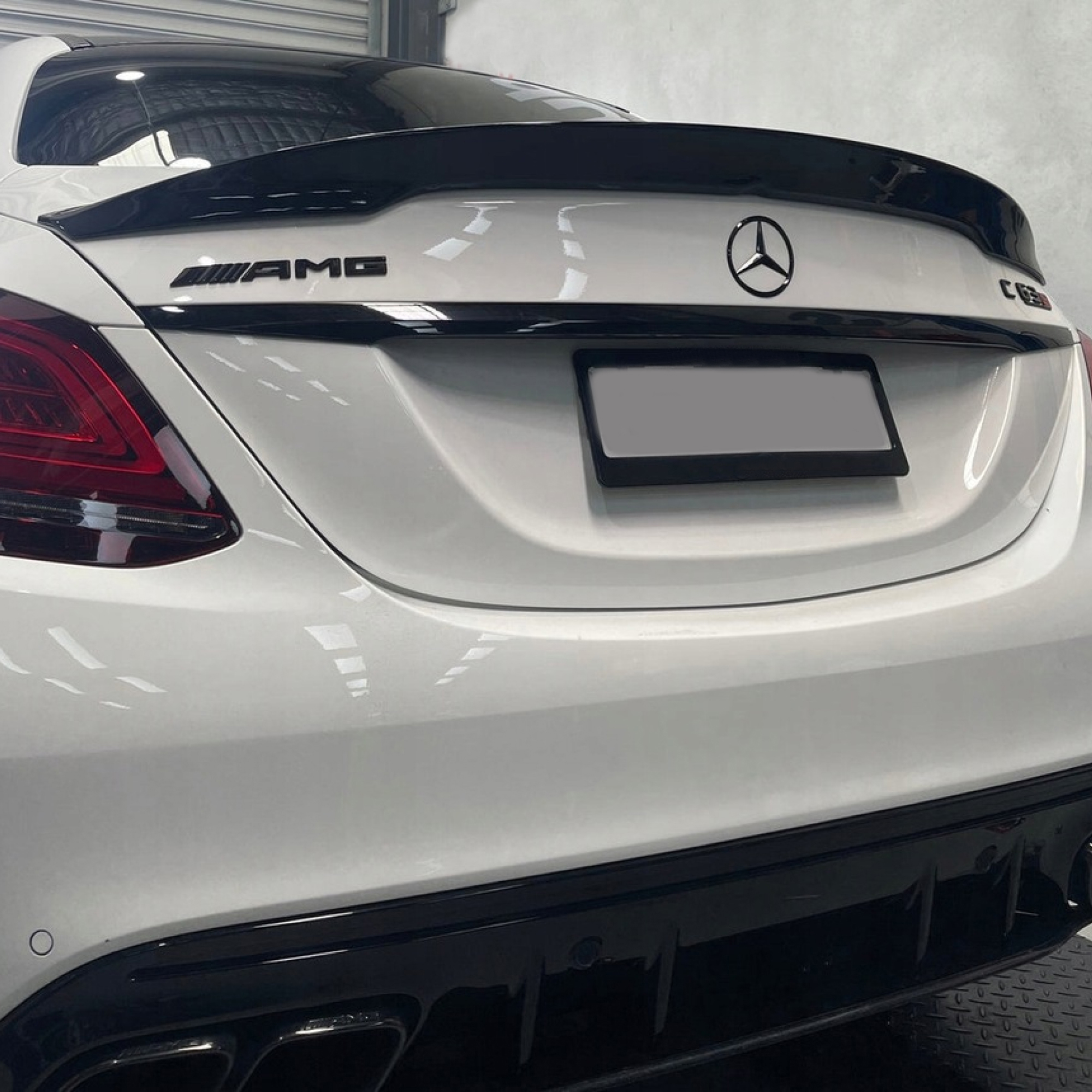 Spoiler Mercedes C-Klasa W205 Sedan Carlsson Styl Czarny 15-20 - obrazek 6