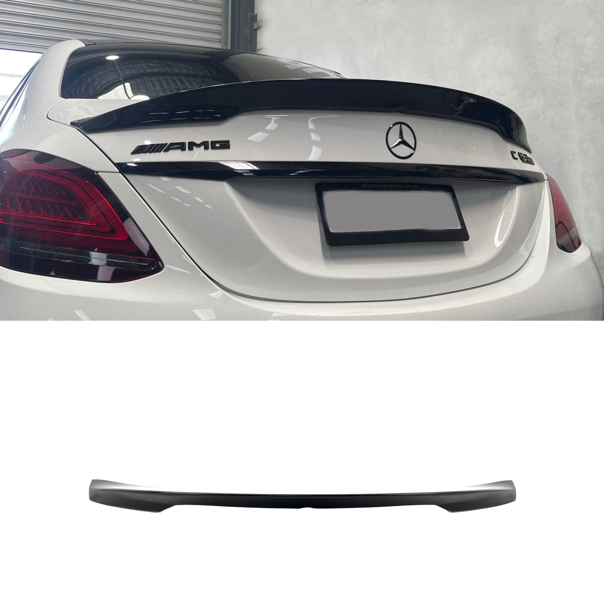 Spoiler Mercedes C-Klasa W205 Sedan Carlsson Styl Czarny 15-20 - obrazek 1