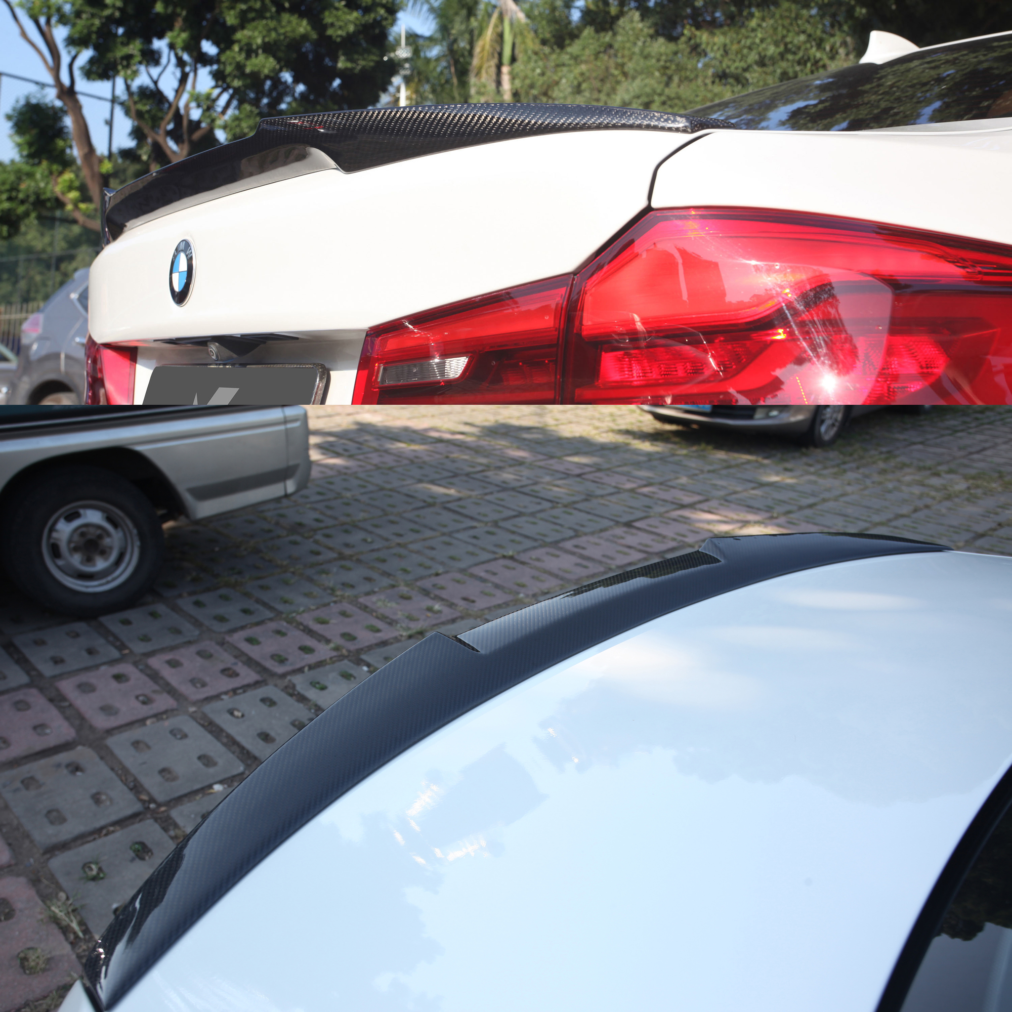 Karbonowa Lotka Klapy BMW G30 / F90 M4 Style 2017–2023 (Dry-Carbon) - obrazek 6