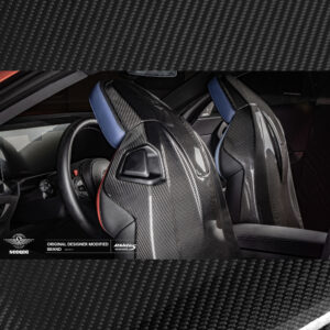 Karbonowe Nakładki na Fotele – Zestaw 2 szt. do BMW M2 G87 / G82 / G83 – Styl OEM/Carbon Fiber - obrazek 6