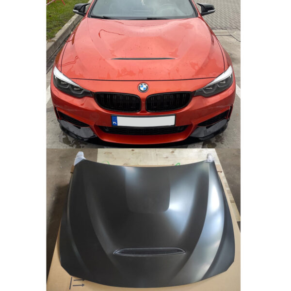 Maska Pokrywa Silnika Przednia Aluminiowa GTS Style do BMW F30/F31/F32/F33/F36 - obrazek 1
