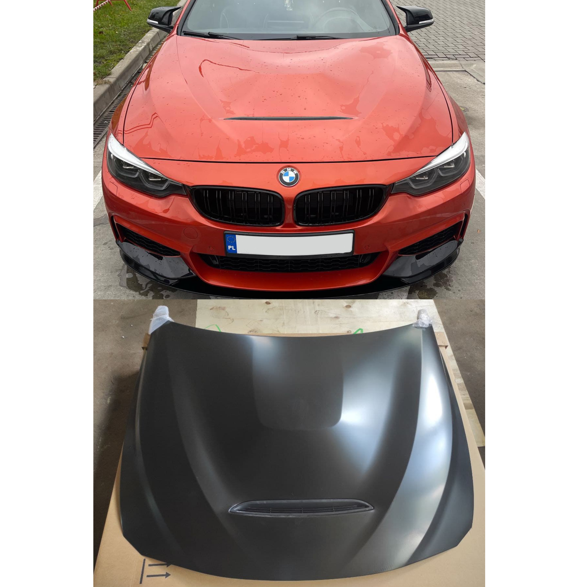 Maska Pokrywa Silnika Przednia Aluminiowa GTS Style do BMW F30/F31/F32/F33/F36 - obrazek 1