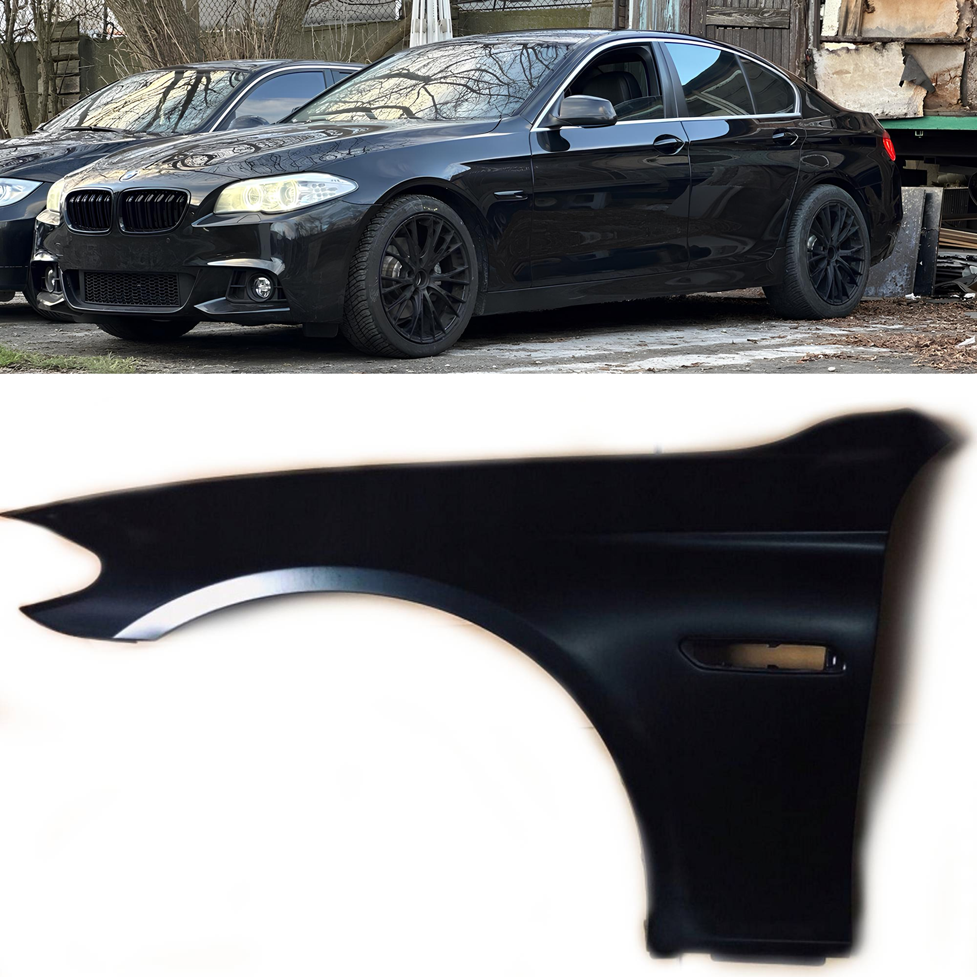 Błotnik Lewy (strona kierowcy) Przedni BMW F10 / F11 Aluminiowy NOWY - obrazek 1