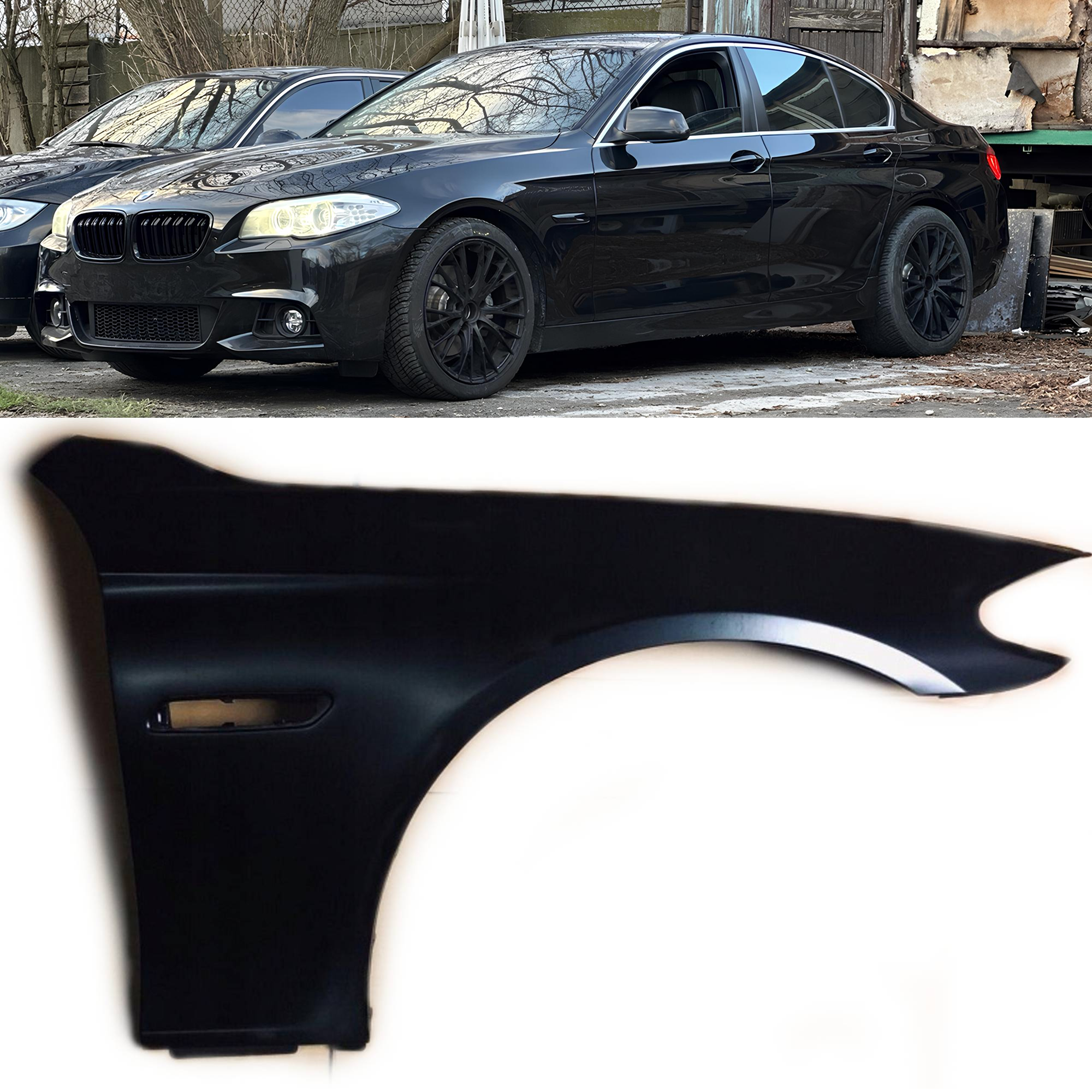 Błotnik Prawy (strona pasażera) Przedni BMW F10 / F11 Aluminiowy NOWY - obrazek 1