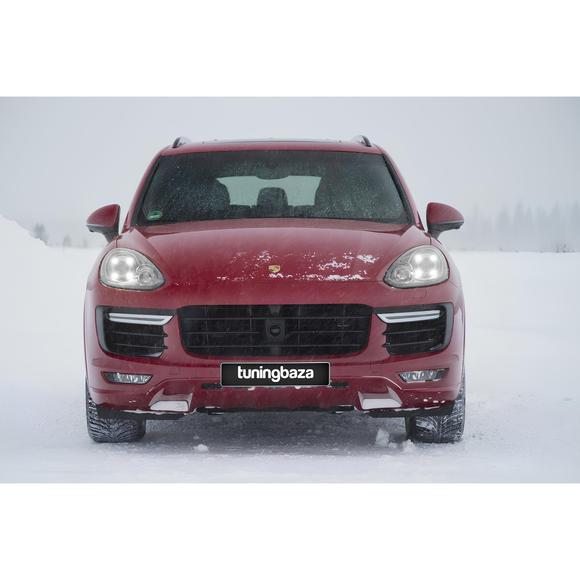 Maska Pokrywa Silnika Porsche Cayenne 958 2015-2018 Aluminiowa 95851101110GRV - obrazek 11