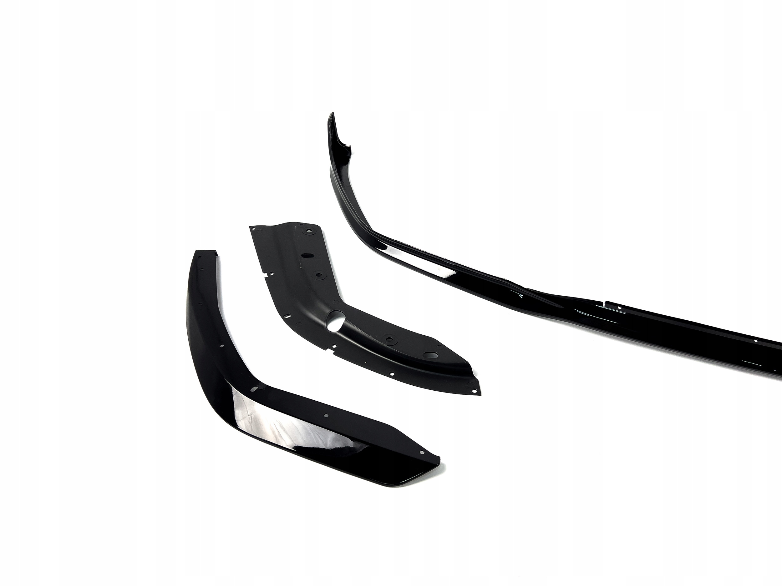 Dokładka Spoiler Splitter Pzód BMW G20 G21 Przedlift MP Style Czarny Połysk - obrazek 3