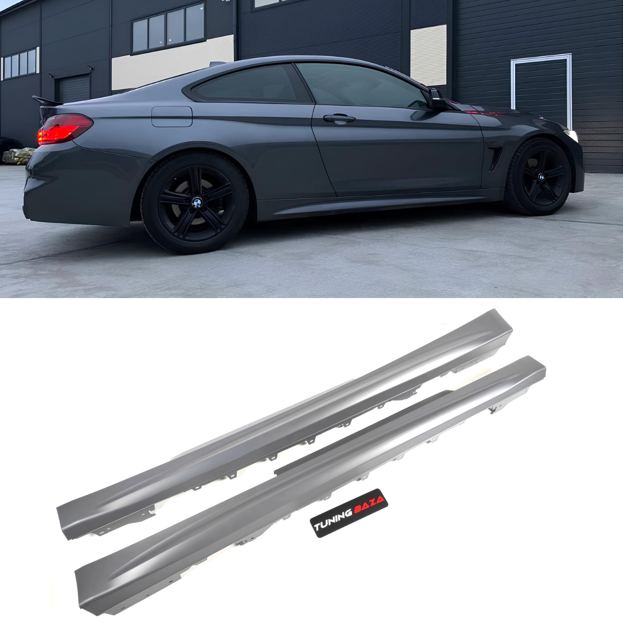 Progi Boczne BMW F32 / F33 (2-door) M4 Style - obrazek 1