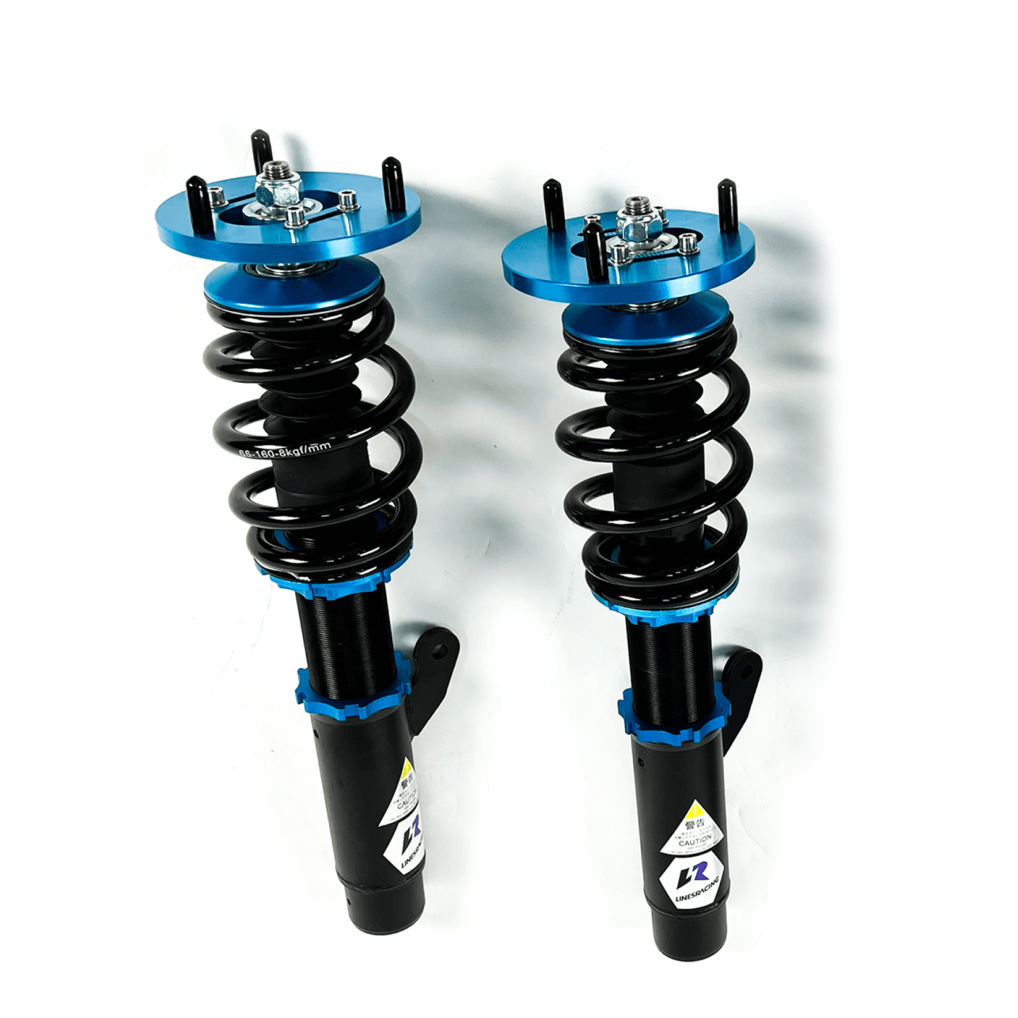 LINES RACING zestaw regulowanych coiloverów PRZEDNICH full-tap do BMW E46 - obrazek 2