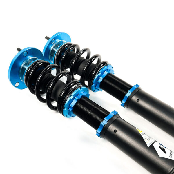 LINES RACING zestaw regulowanych coiloverów PRZEDNICH full-tap do BMW E46 - obrazek 7