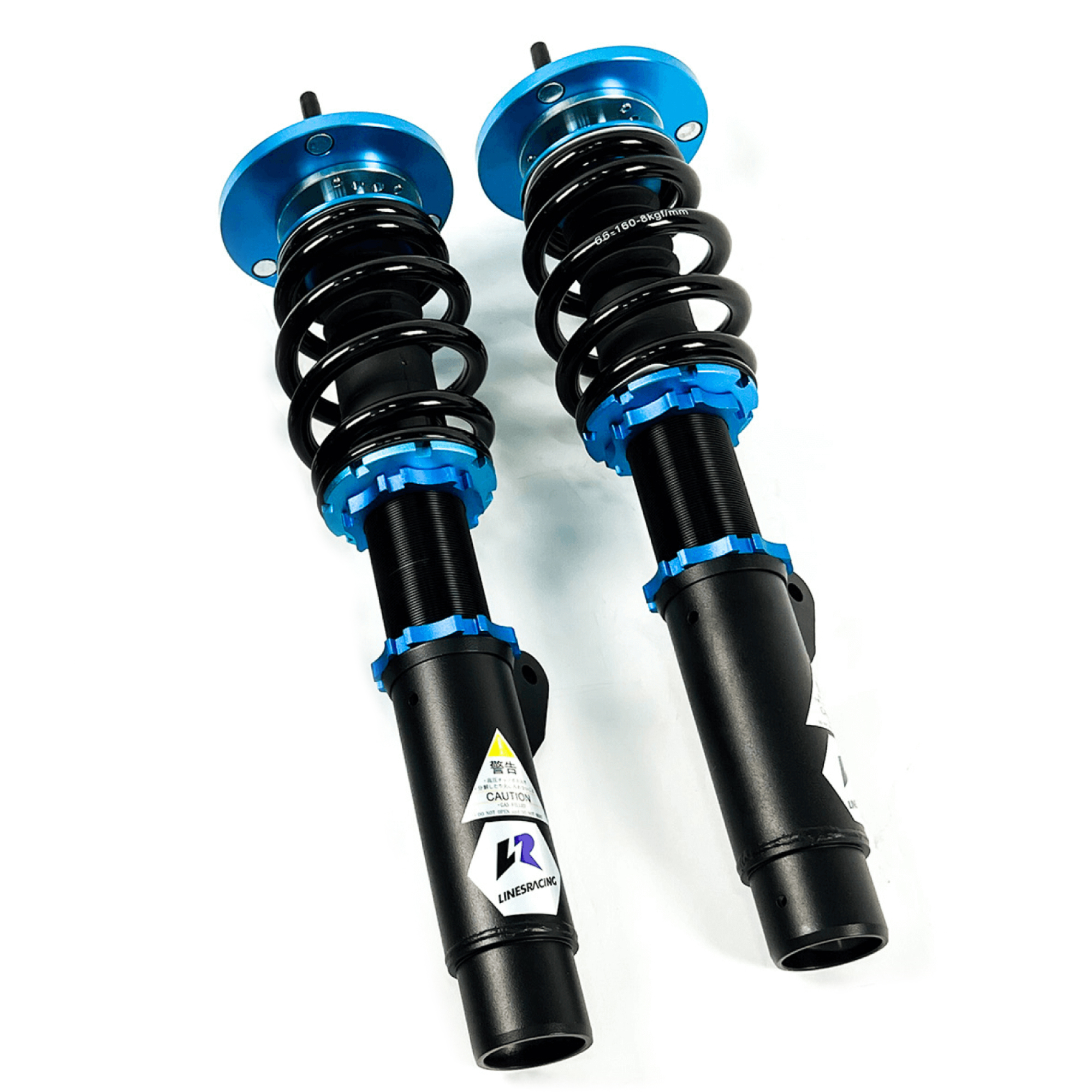 LINES RACING zestaw regulowanych coiloverów PRZEDNICH full-tap do BMW E46 - obrazek 8