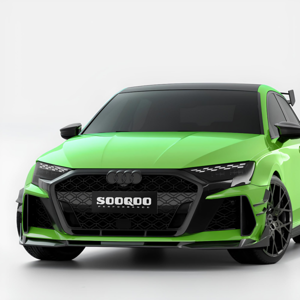 Karbonowy Splitter / Front Lip AUDI RS3 8Y Facelift (2024+) SOOQOO Style - obrazek 3