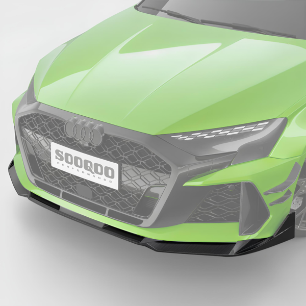 Karbonowy Splitter / Front Lip AUDI RS3 8Y Facelift (2024+) SOOQOO Style - obrazek 6