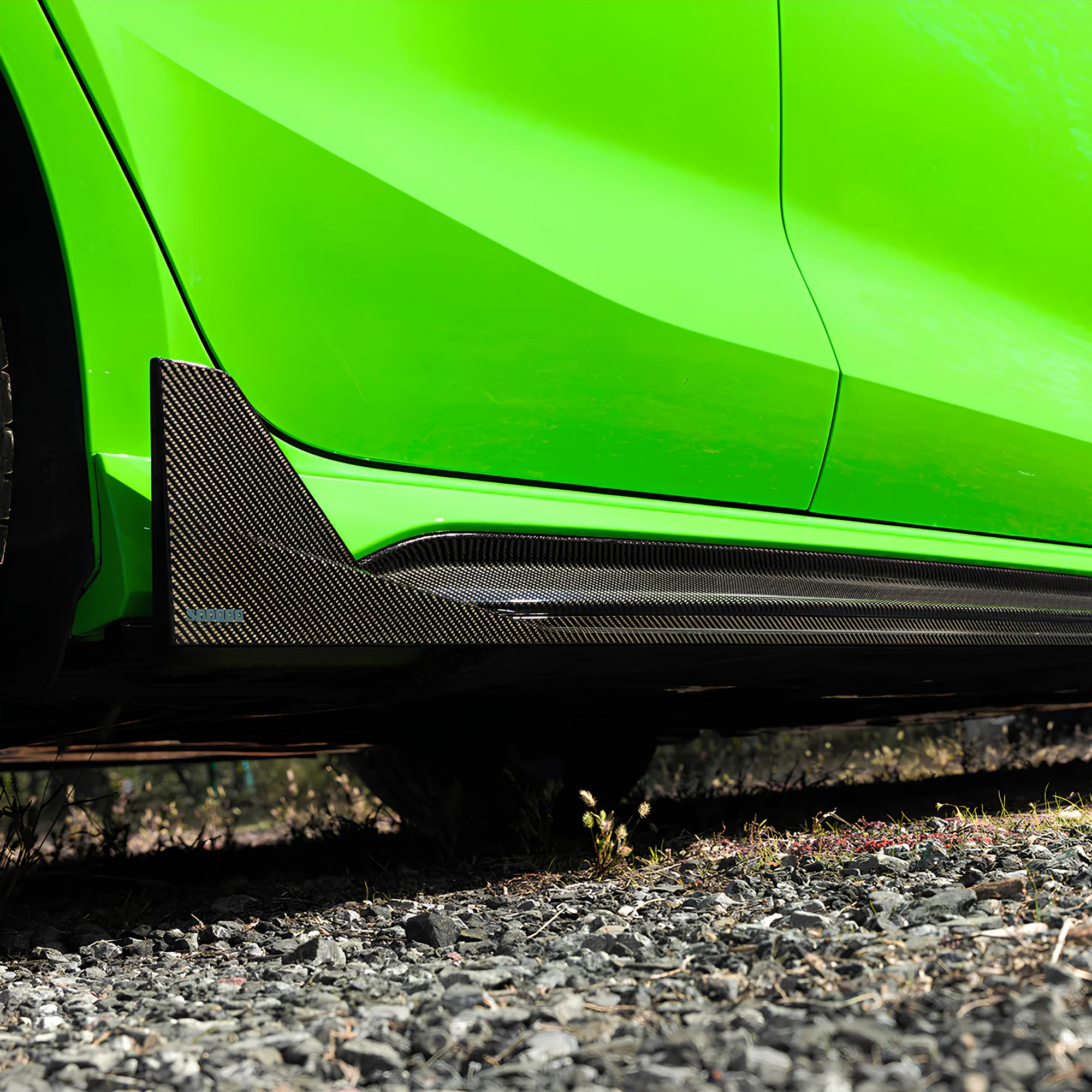 Karbonowe Dokładki / Listwy Pod Progi do AUDI RS3 8Y (2024+) SOOQOO Style - obrazek 5