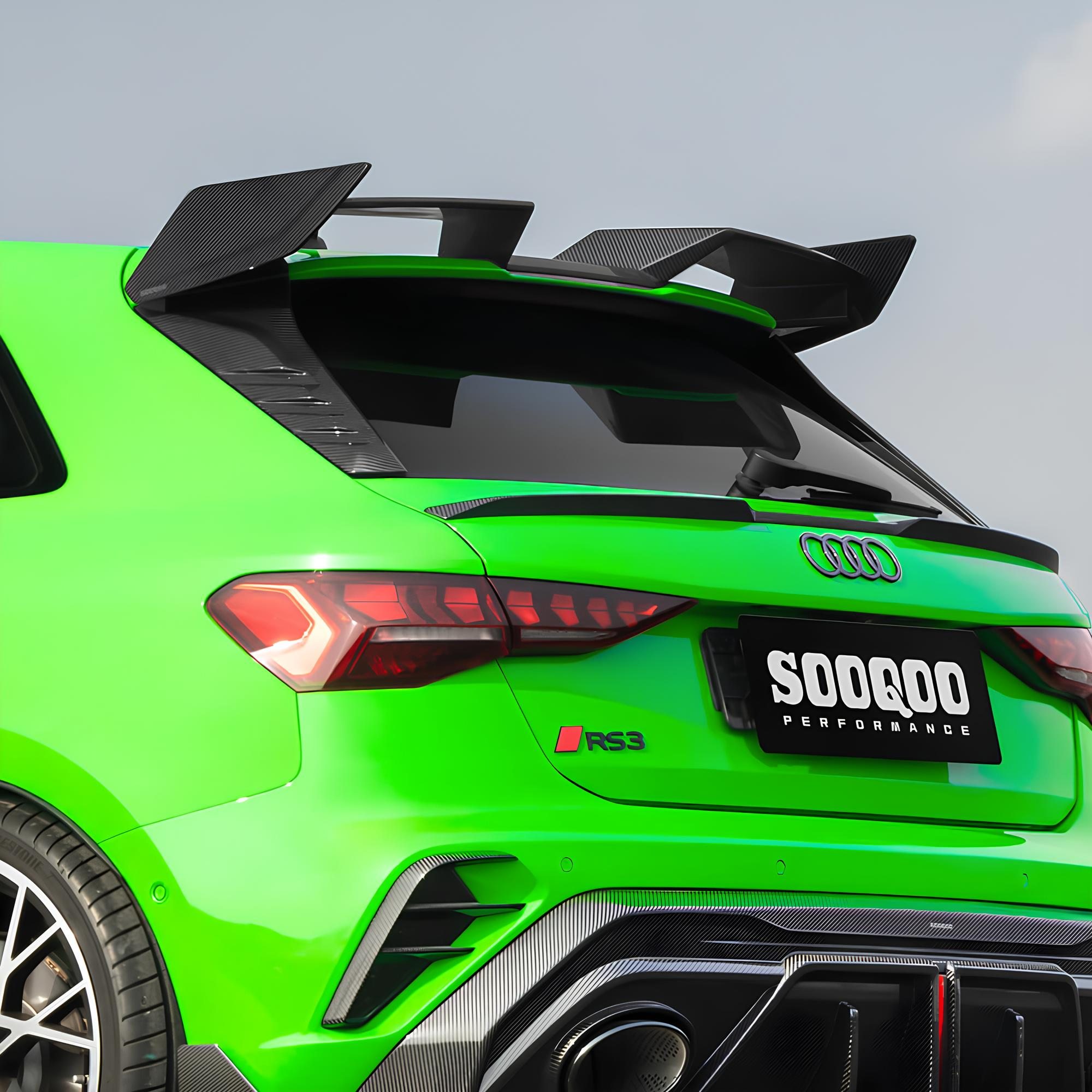 Karbonowy Spoiler / Lotka Dachowa do Audi RS3 8Y Sportback (2024+) SOOQOO Style - obrazek 13