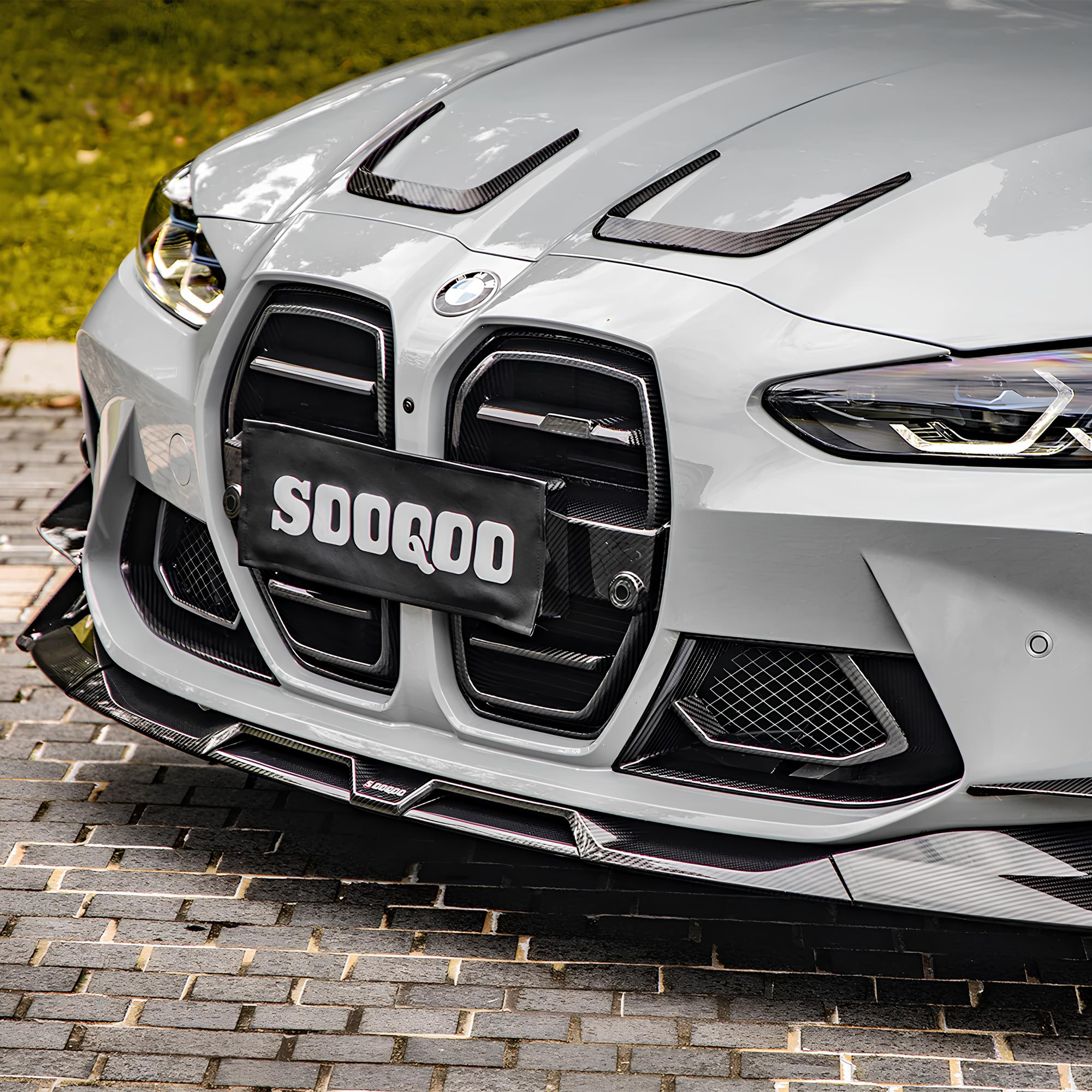 Karbonowe Nakładki Maski BMW G80/G81 M3 G82/G83 M4 (2020+) SOOQOO Styl - obrazek 7