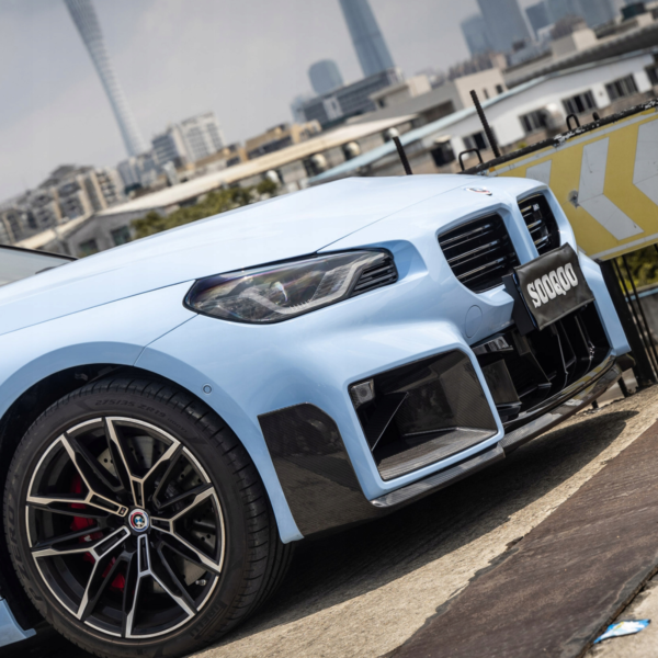 Karbonowy Splitter Przód / Front Lip do BMW M2 G87 (2023+) w stylu M-Performance - obrazek 2