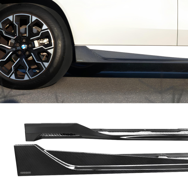 Karbonowe Dokładki / Listwy Pod Progi do BMW X3 G45 (2024+) SOOQOO Style - obrazek 1