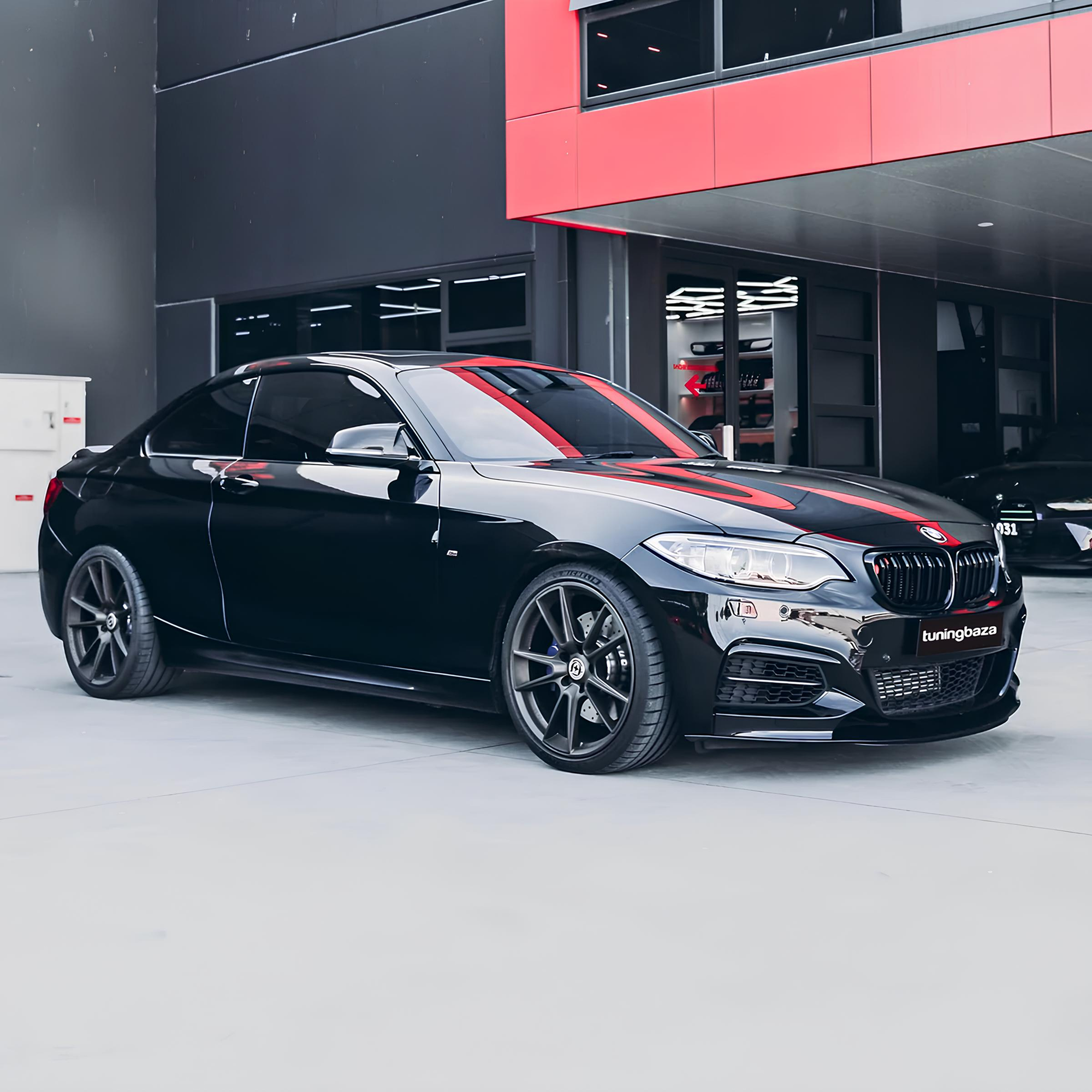 Atrapa Nerki Grill BMW 2 F22 F23 M-Styl Czarny Połysk - obrazek 7