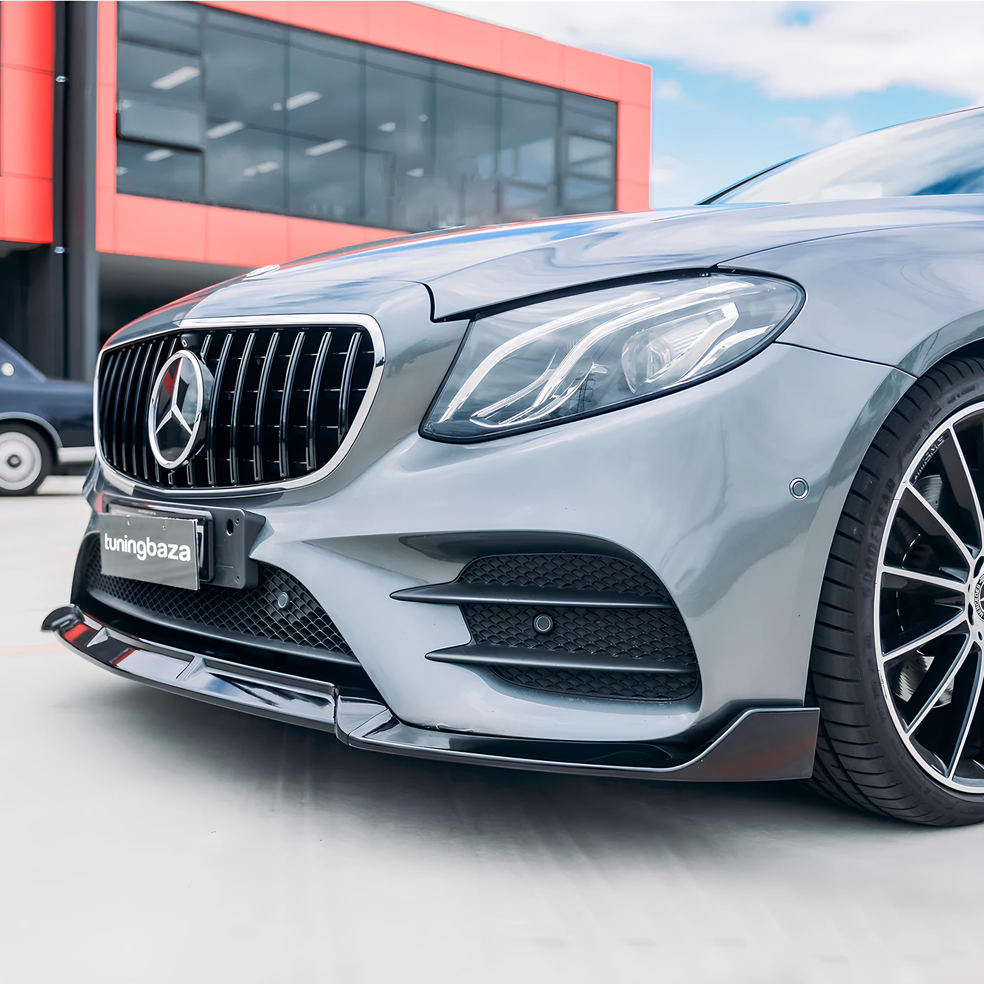 Grill Atrapa Mercedes E-Klasy W213 GT Style Czarny Połysk 16-23 Z Kamerą - obrazek 8