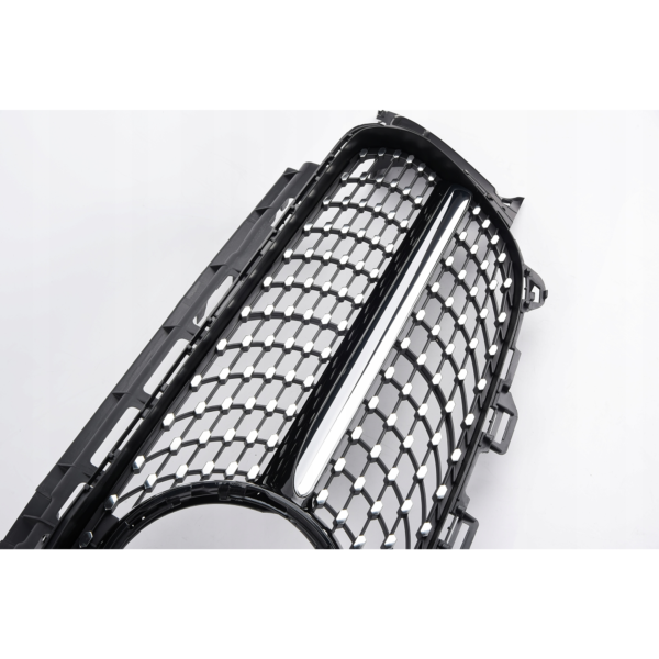 Grill Atrapa Mercedes E-Klasa W213 Diamond Style Czarny + Chrom Bez Kamery - obrazek 7