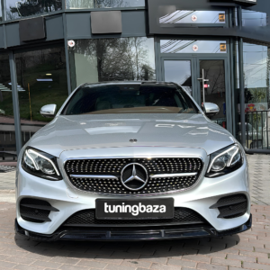 Grill Atrapa Mercedes E-Klasa W213 Diamond Style Czarny + Chrom Bez Kamery - obrazek 5