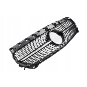 Atrapa grill DIAMOND BLACK Mercedes CLA C117 2013–2019 – CZARNY + CHROM - obrazek 2