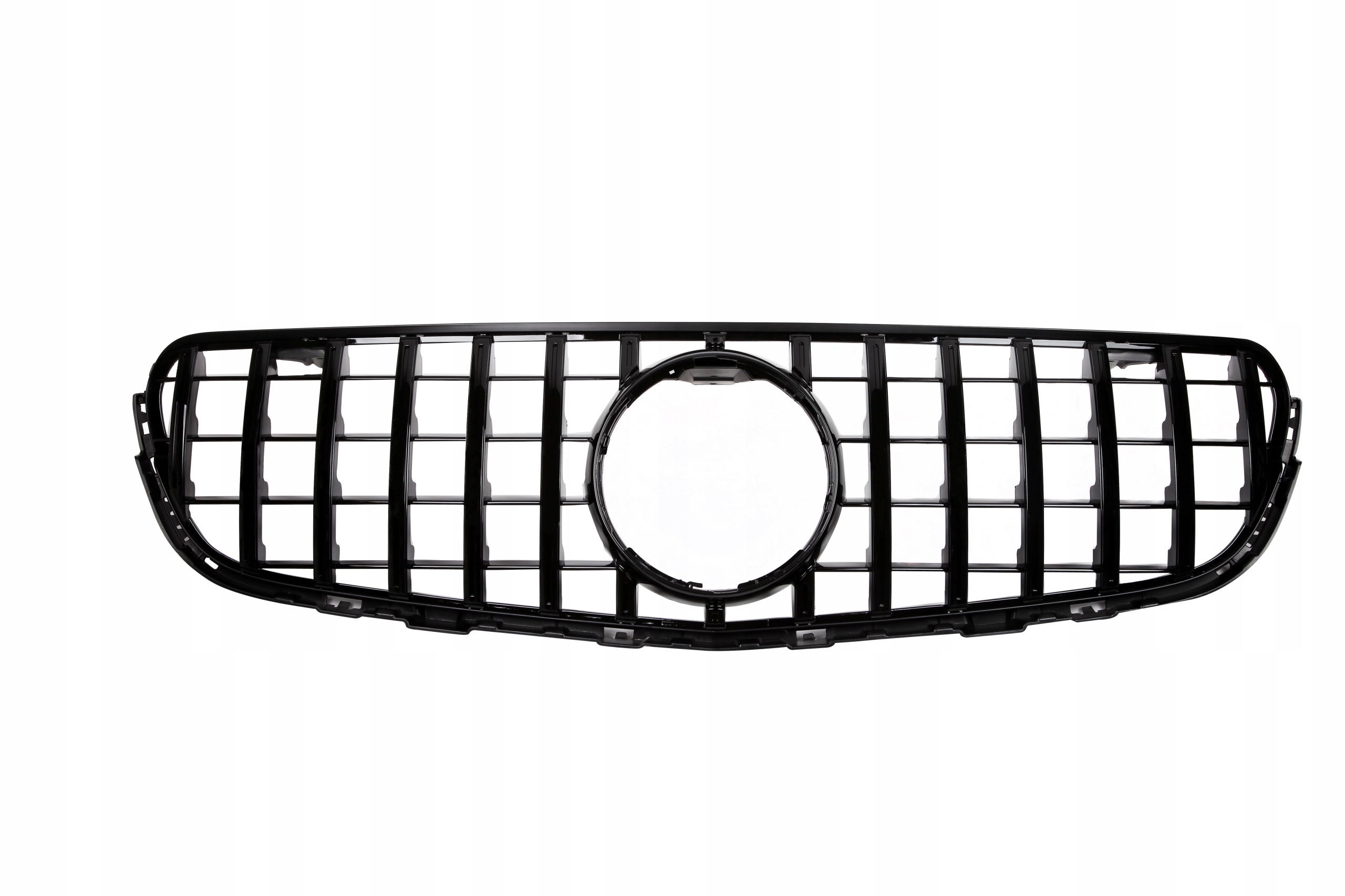 Grill Atrapa Mercedes GLC X253 Prezedlift GT Style Czarny Połysk (2015-2019) - obrazek 2