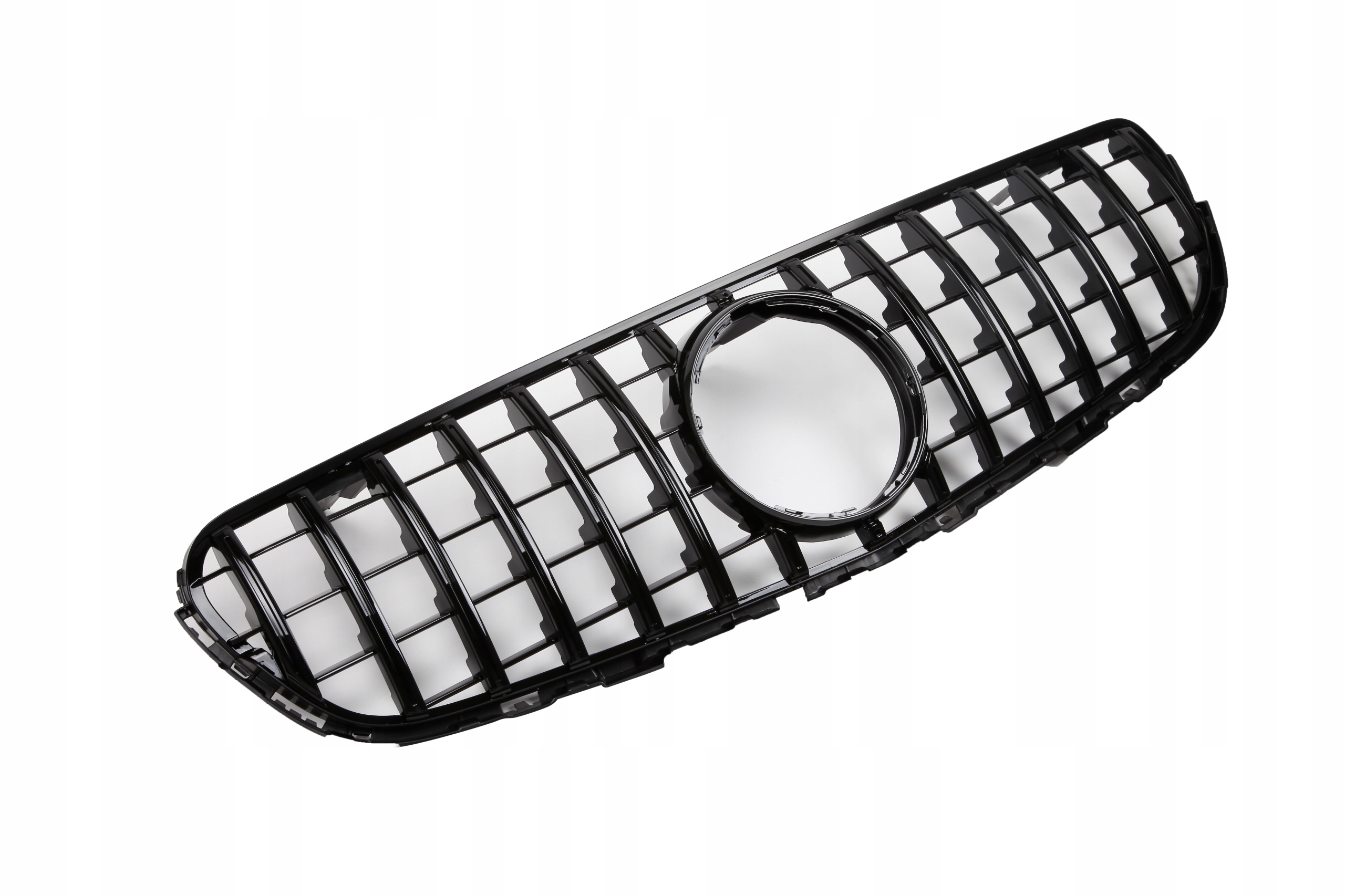 Grill Atrapa Mercedes GLC X253 Prezedlift GT Style Czarny Połysk (2015-2019) - obrazek 3