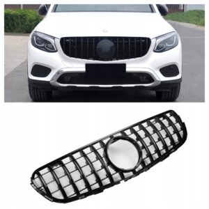 Grill Atrapa Mercedes GLC X253 Prezedlift GT Style Czarny Połysk (2015-2019) - obrazek 1
