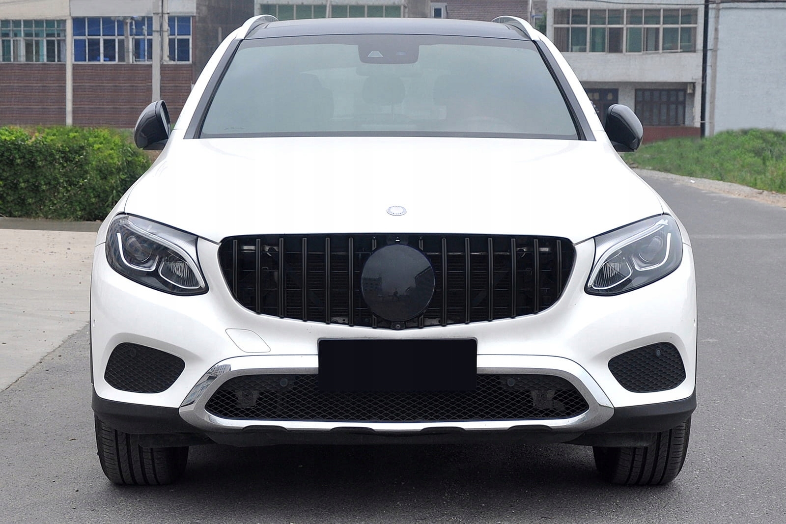 Grill Atrapa Mercedes GLC X253 Prezedlift GT Style Czarny Połysk (2015-2019) - obrazek 5
