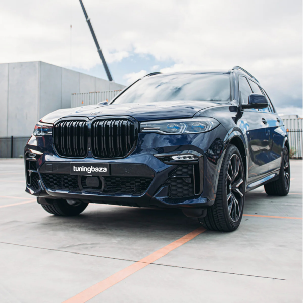 Grill (Nerki) BMW X7 G07 Przedlift M-Style Czarny Połysk (2019-2022) - obrazek 9