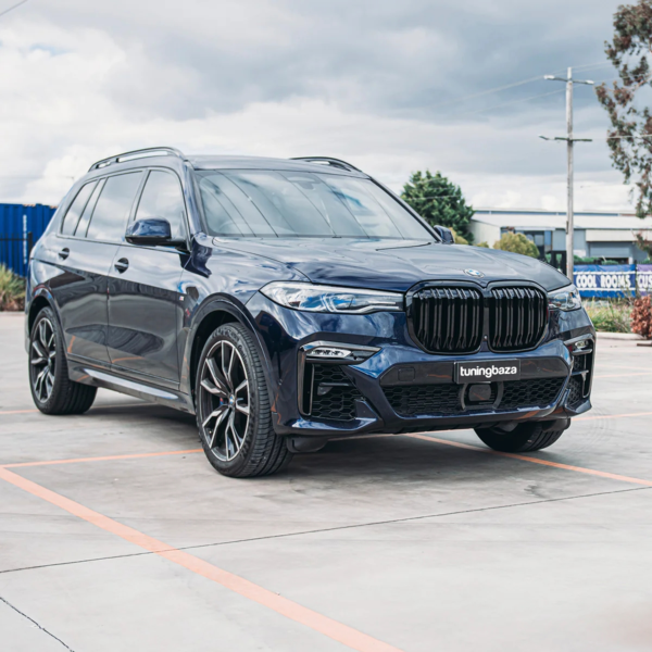 Grill (Nerki) BMW X7 G07 Przedlift M-Style Czarny Połysk (2019-2022) - obrazek 3