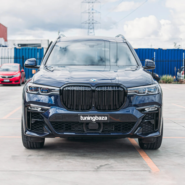 Grill (Nerki) BMW X7 G07 Przedlift M-Style Czarny Połysk (2019-2022) - obrazek 7