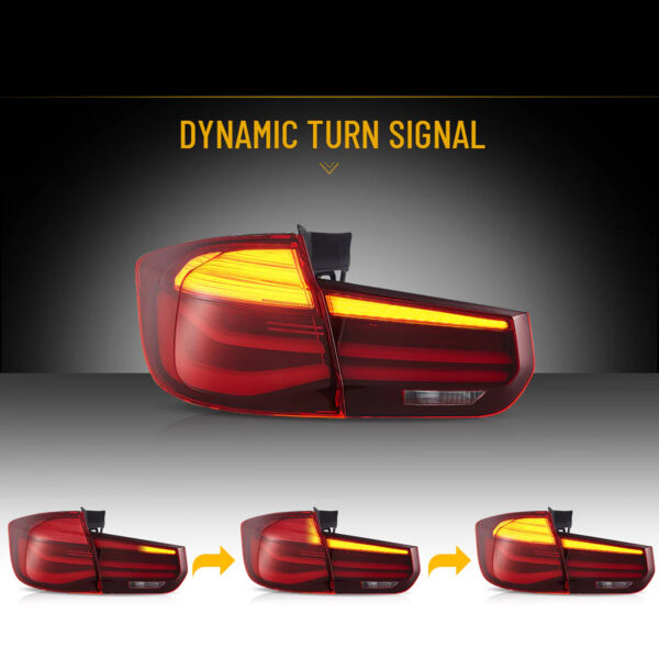 Lampy Tylne Full LED VLAND BMW Seria 3 F31 Touring 2012-2019 Sekwencyjne E-MARK - obrazek 6