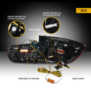 Lampy Tylne Full LED VLAND BMW Seria 3 F31 Touring 2012-2019 Sekwencyjne E-MARK - obrazek 8