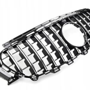 Grill Atrapa Mercedes E-Klasy W213 GT Style Czarny + Chrom 16-23 Z Kamerą - obrazek 2