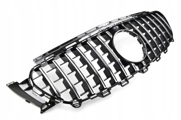 Grill Atrapa Mercedes E-Klasy W213 GT Style Czarny + Chrom 16-23 Z Kamerą - obrazek 2