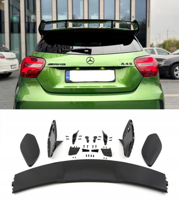 Spoiler Lotka Dachowy Mercedes W176 A45 AMG – Czarny Połysk - obrazek 1