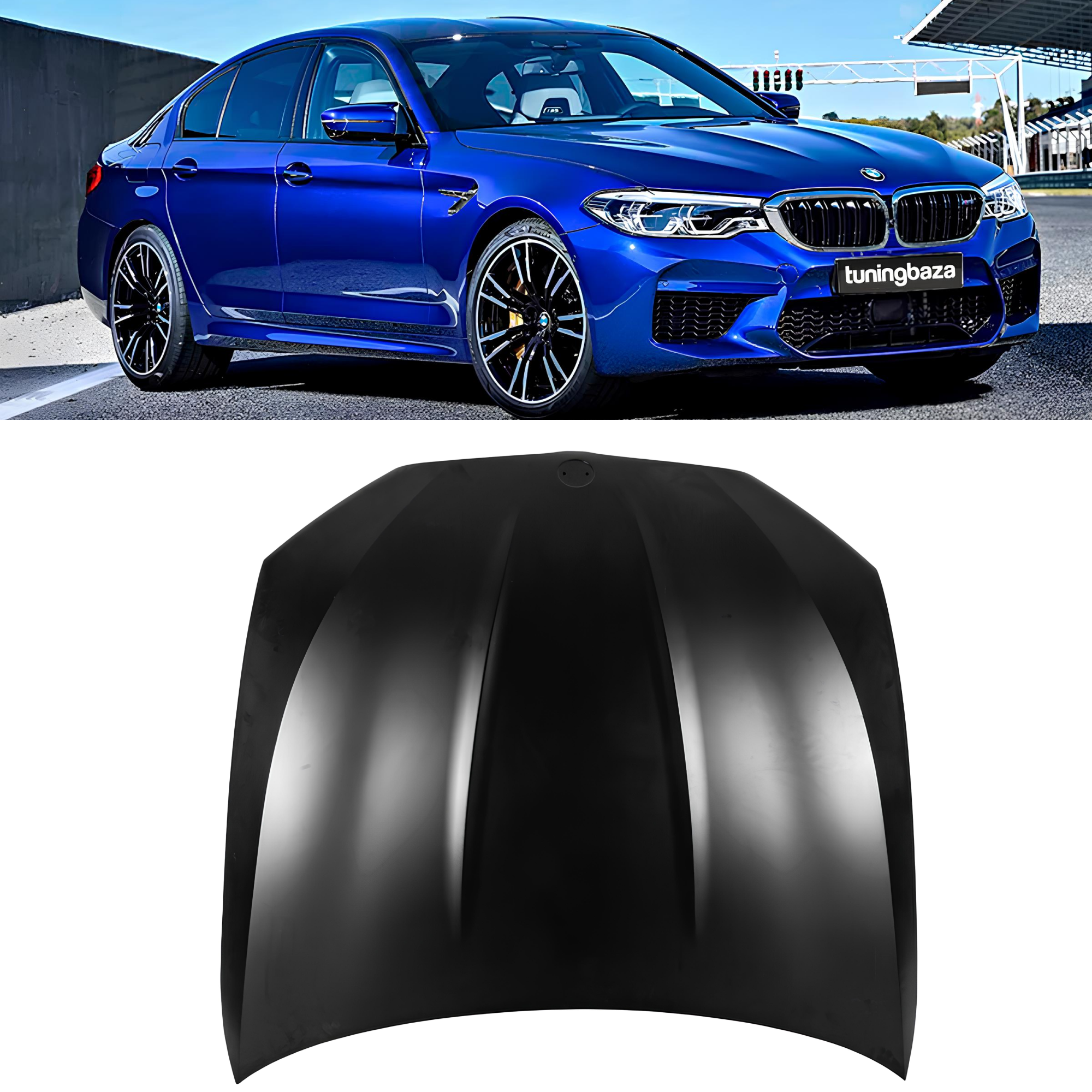 Maska do BMW G30 / G31 / M5 F90 (2017–2018) M5 Styl Aluminiowa Pokrywa Silnika NOWA - obrazek 1