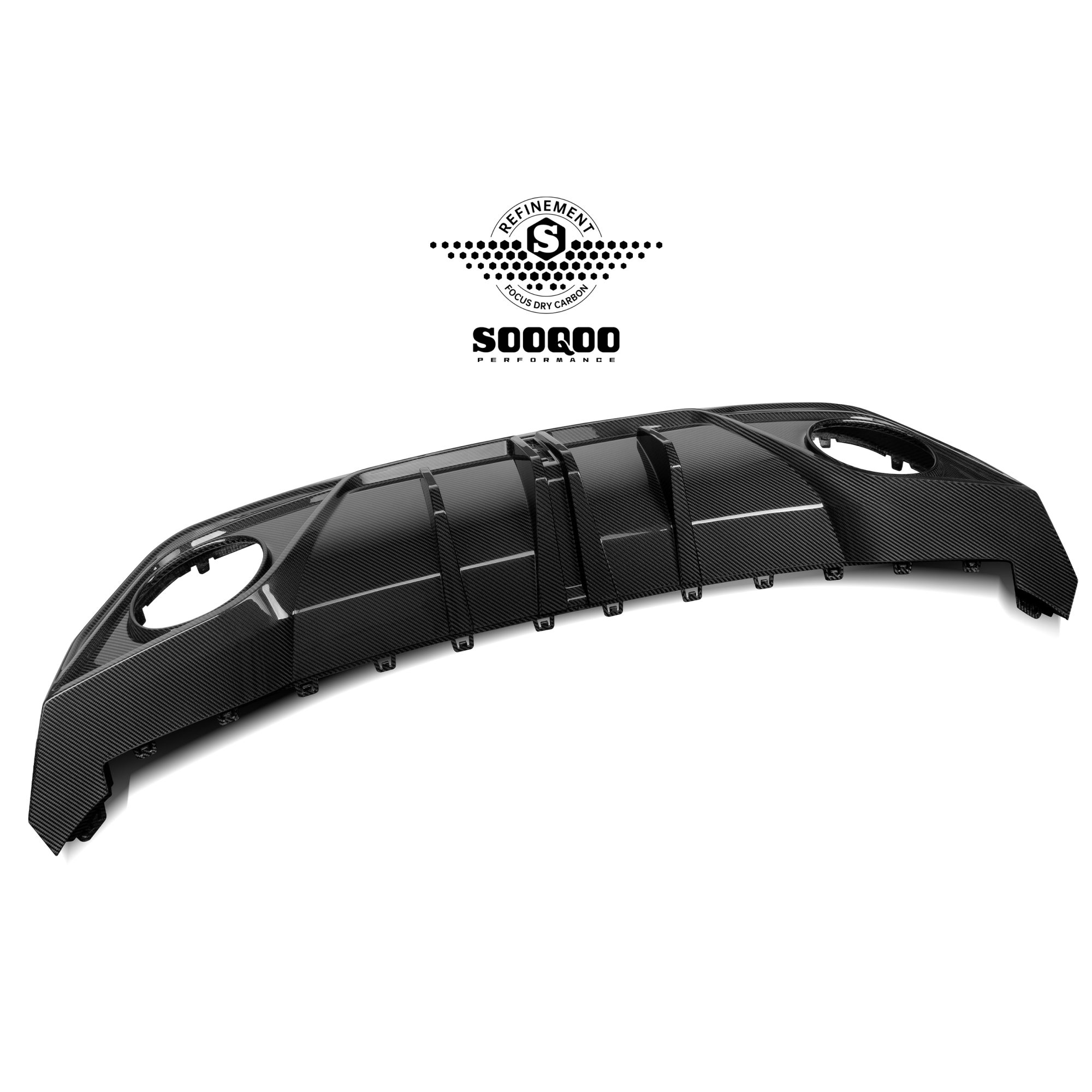 Karbonowy Dyfuzor AUDI RS3 Sportback 8Y Facelift SOOQOO Style (2024+) - obrazek 7
