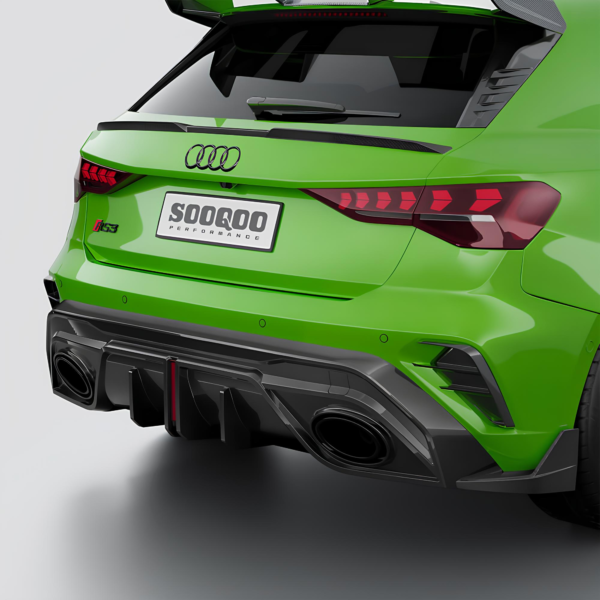 Karbonowy Dyfuzor AUDI RS3 Sportback 8Y Facelift SOOQOO Style (2024+) - obrazek 10