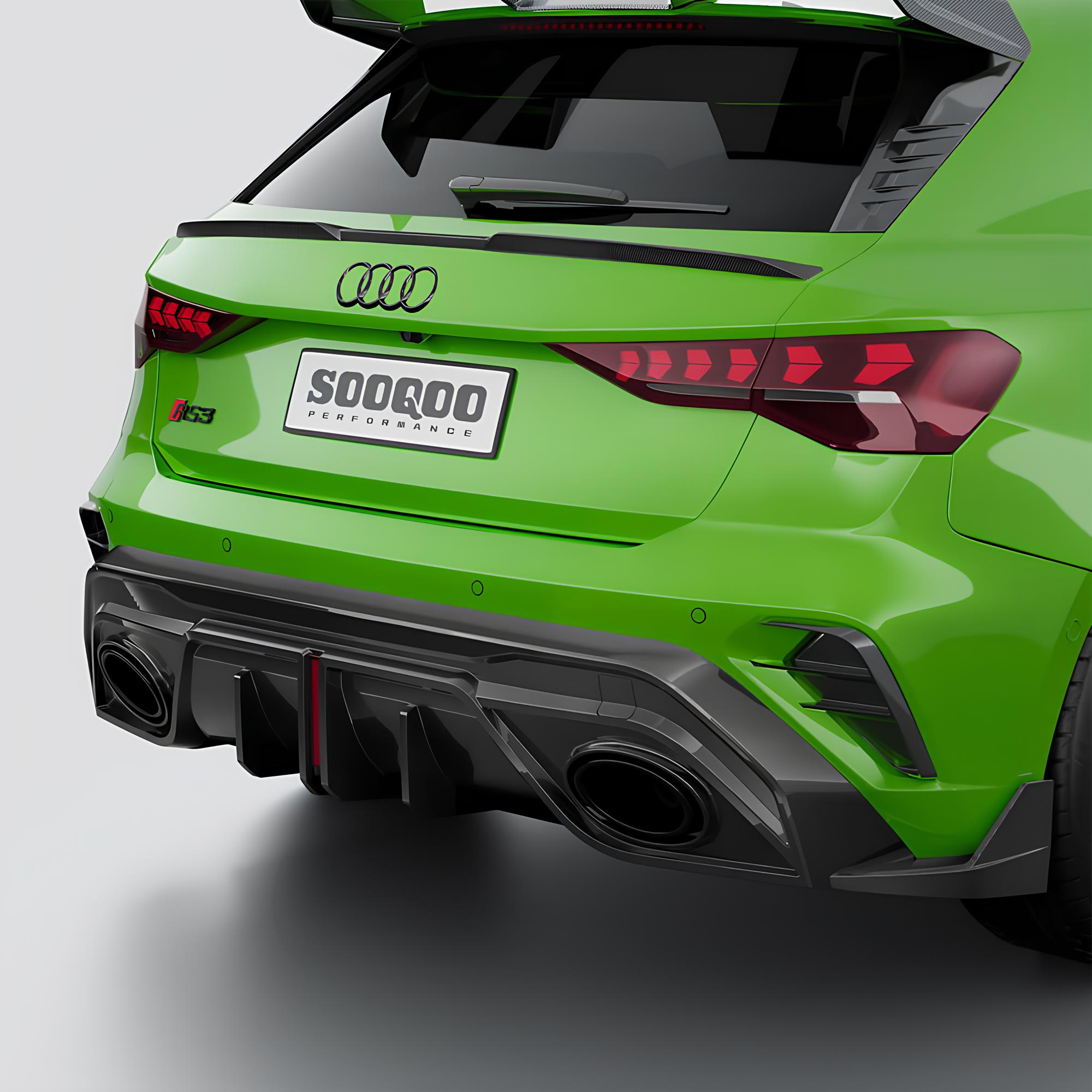 Karbonowy Dyfuzor AUDI RS3 Sportback 8Y Facelift SOOQOO Style (2024+) - obrazek 10