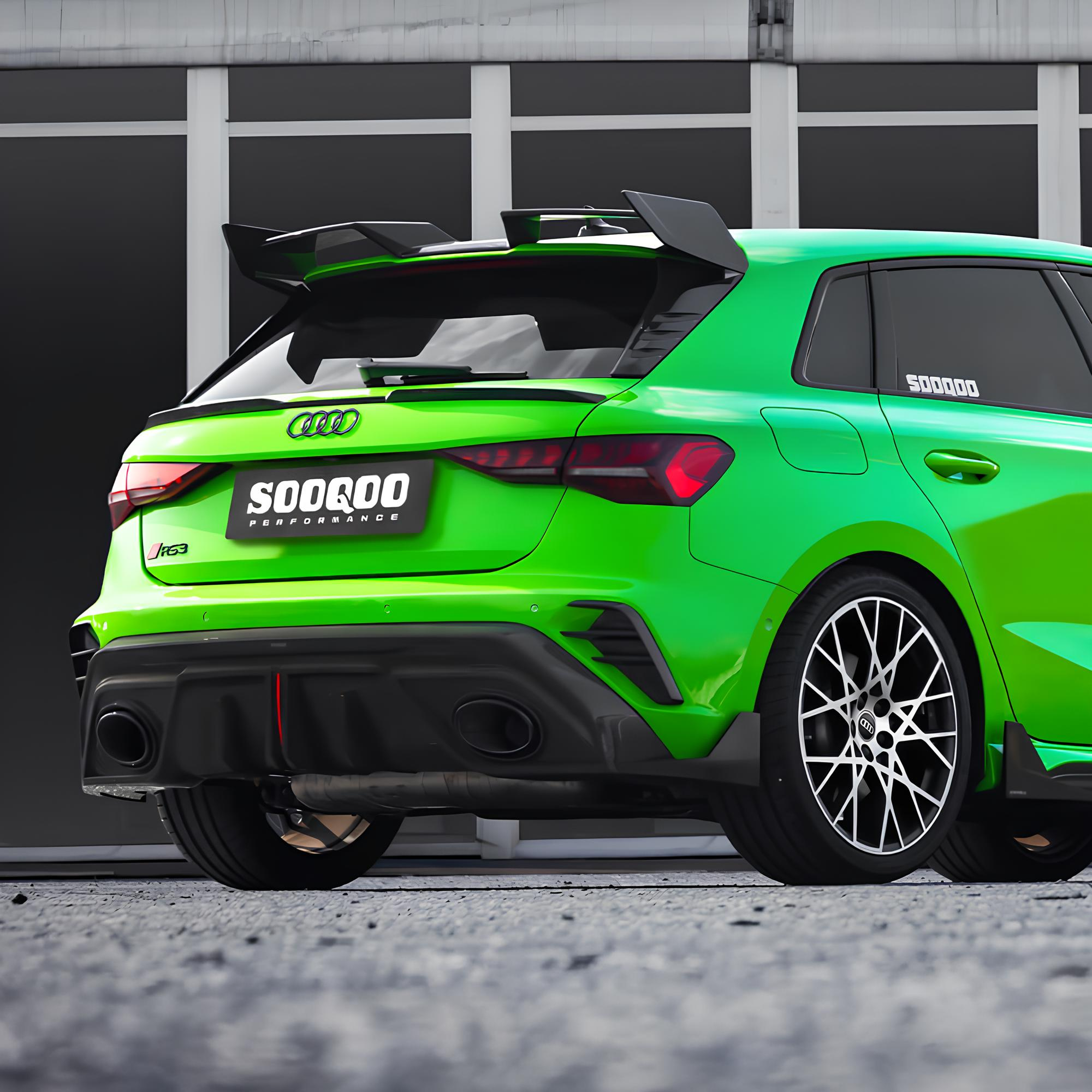 Karbonowy Dyfuzor AUDI RS3 Sportback 8Y Facelift SOOQOO Style (2024+) - obrazek 14