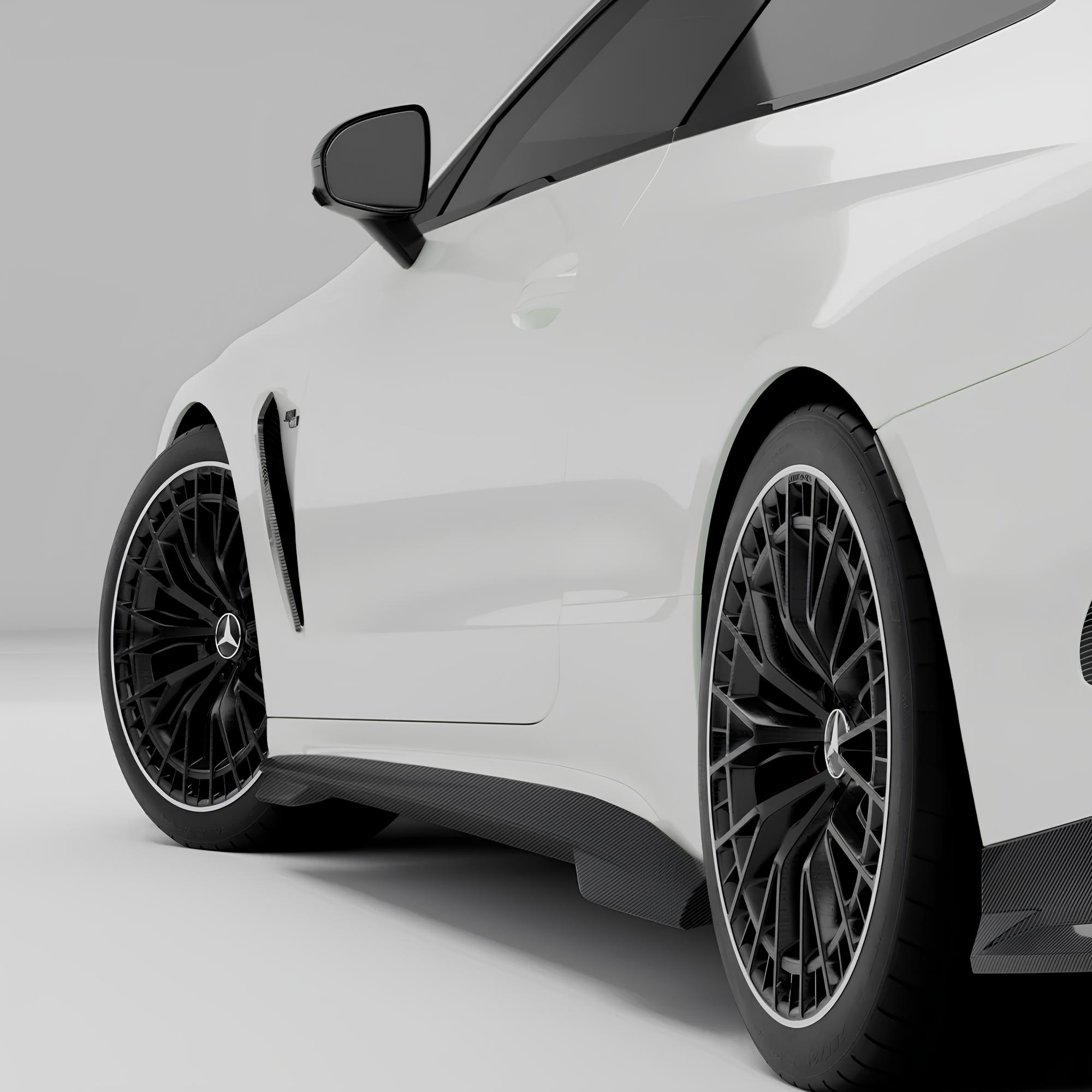 Nakładki Listew Progów Bocznych do MERCEDES-AMG CLE 53 A236 / C236 SOOQOO Style (2024+) - obrazek 10