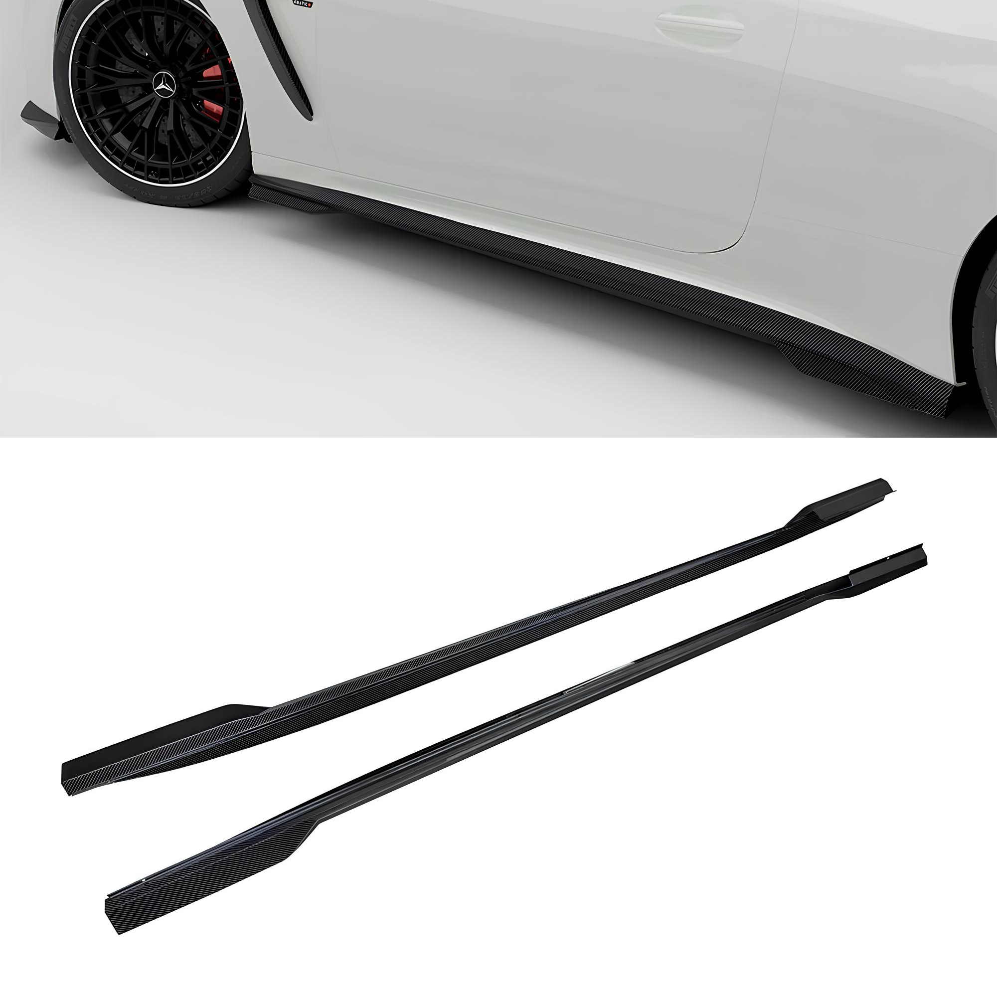 Nakładki Listew Progów Bocznych do MERCEDES-AMG CLE 53 A236 / C236 SOOQOO Style (2024+) - obrazek 1